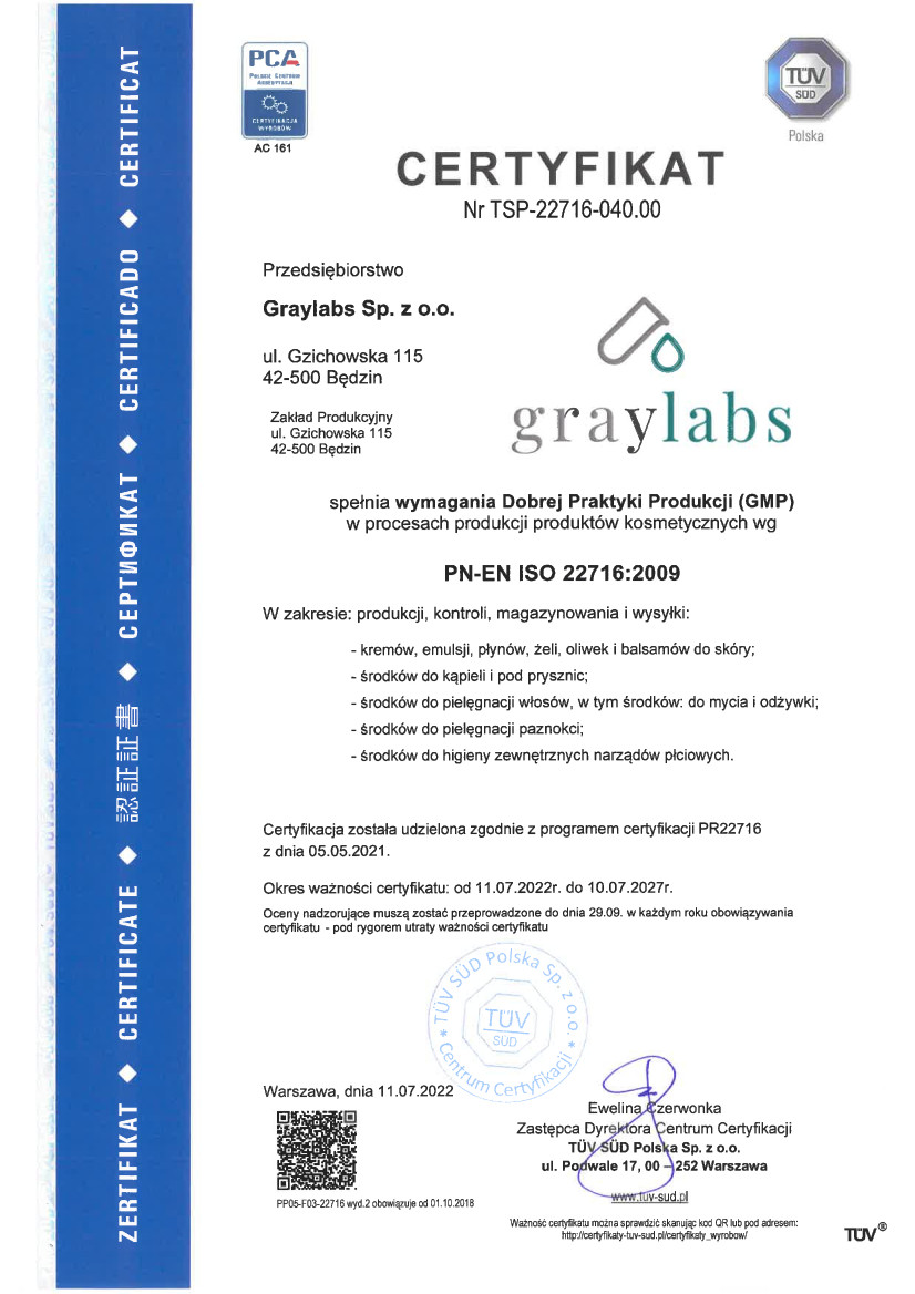 Certyfikat 22716_Graylabs_pl